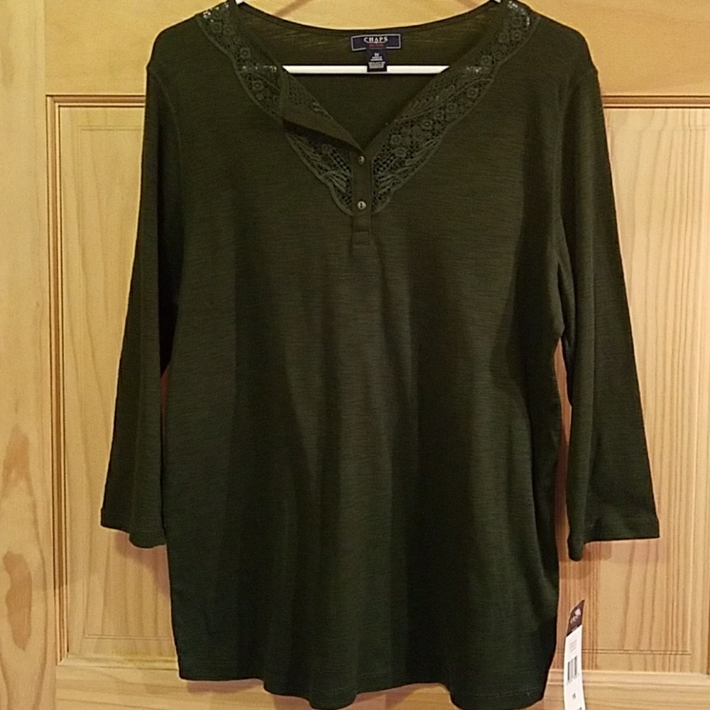 NWT Womans Chaps top